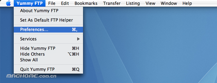 Mac��FTPʱ����Ͷ˿���������ͼ��