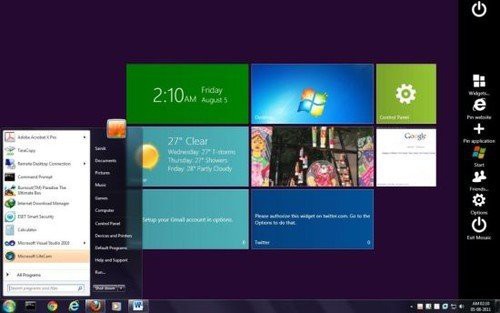 ����֮ǰ���� Windows8��ɫ���ܲ���