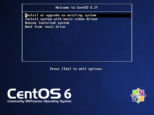 �ڿͷ�������CentOS 6.2��װ�̳�