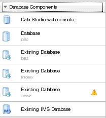 ���� IBM Database Patterns 1.1 ֮�� Virtual Application Builder �еĿ������ݿ����